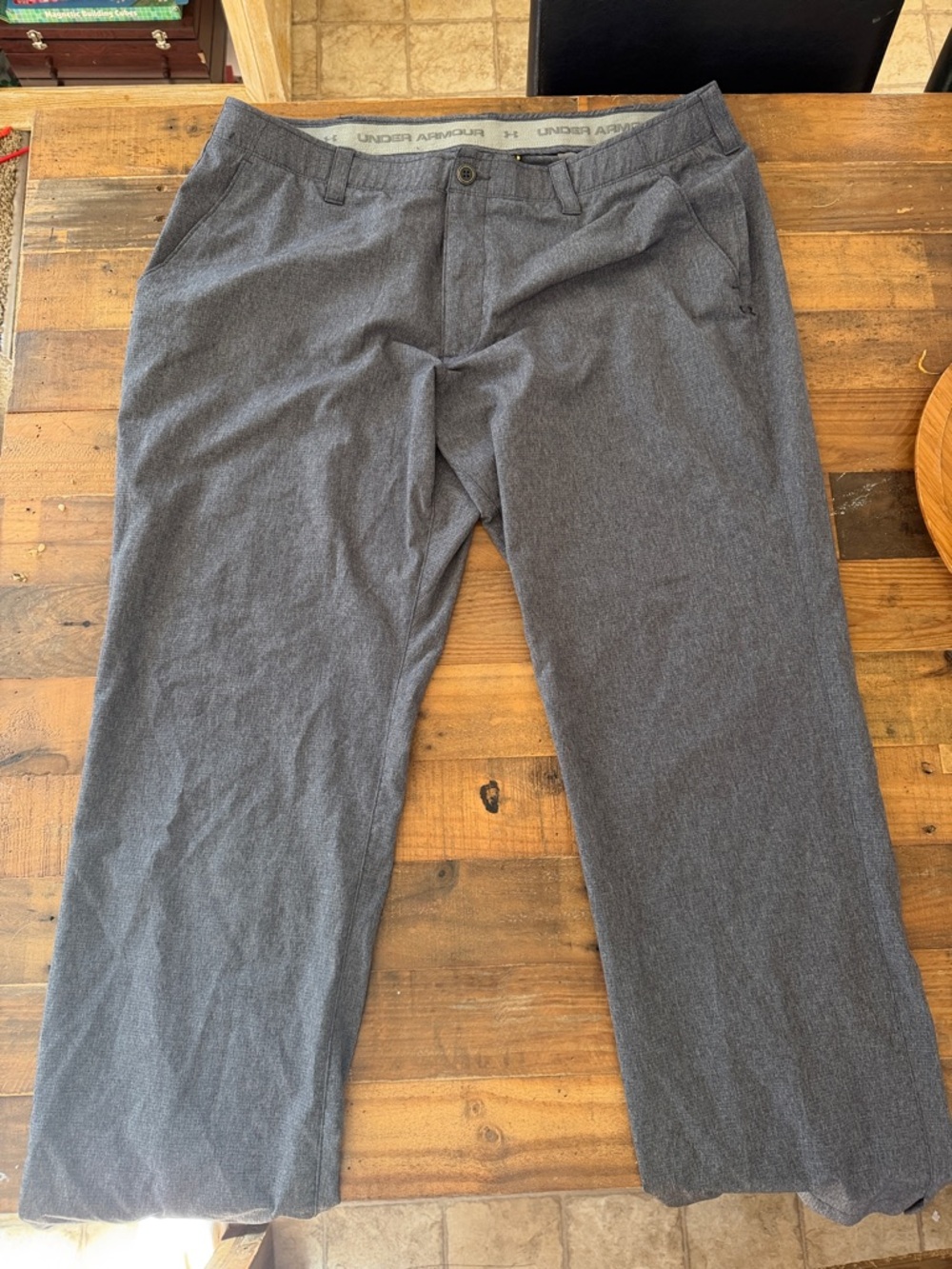 Under Armour Men's Dark Gray Stretch Chino Pants